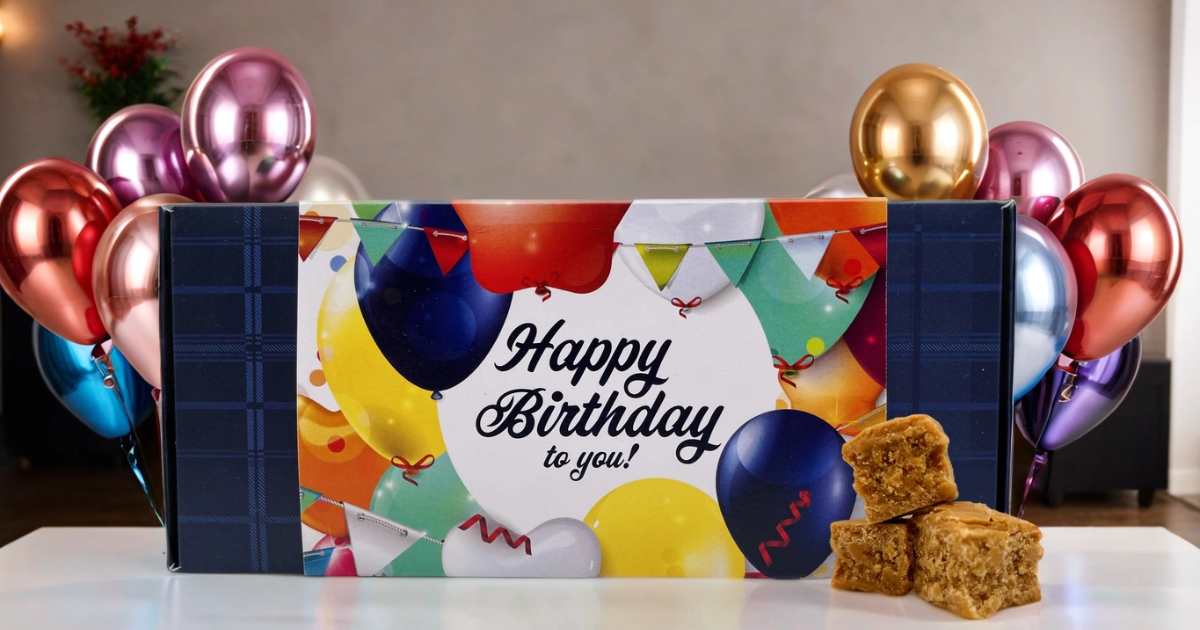 Happy Birthday Box - Balloons